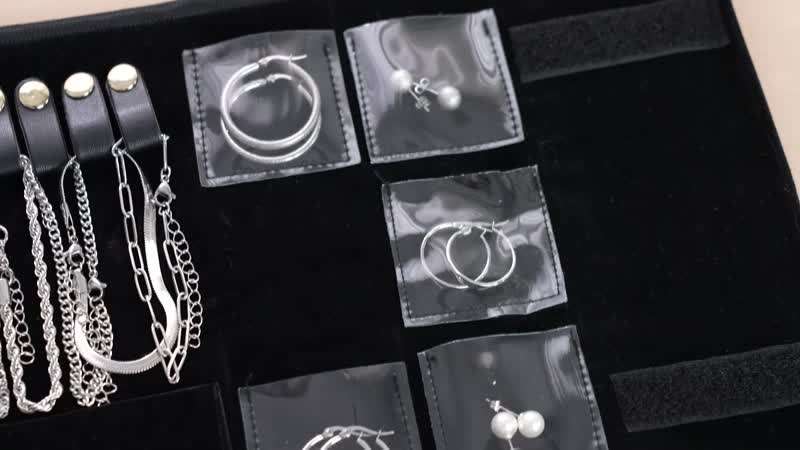 15pcs Jewelry Set with Necklace (18, 20 & 22Inch), Bracelet, Hoops, Stud Earrings in Stainless Steel