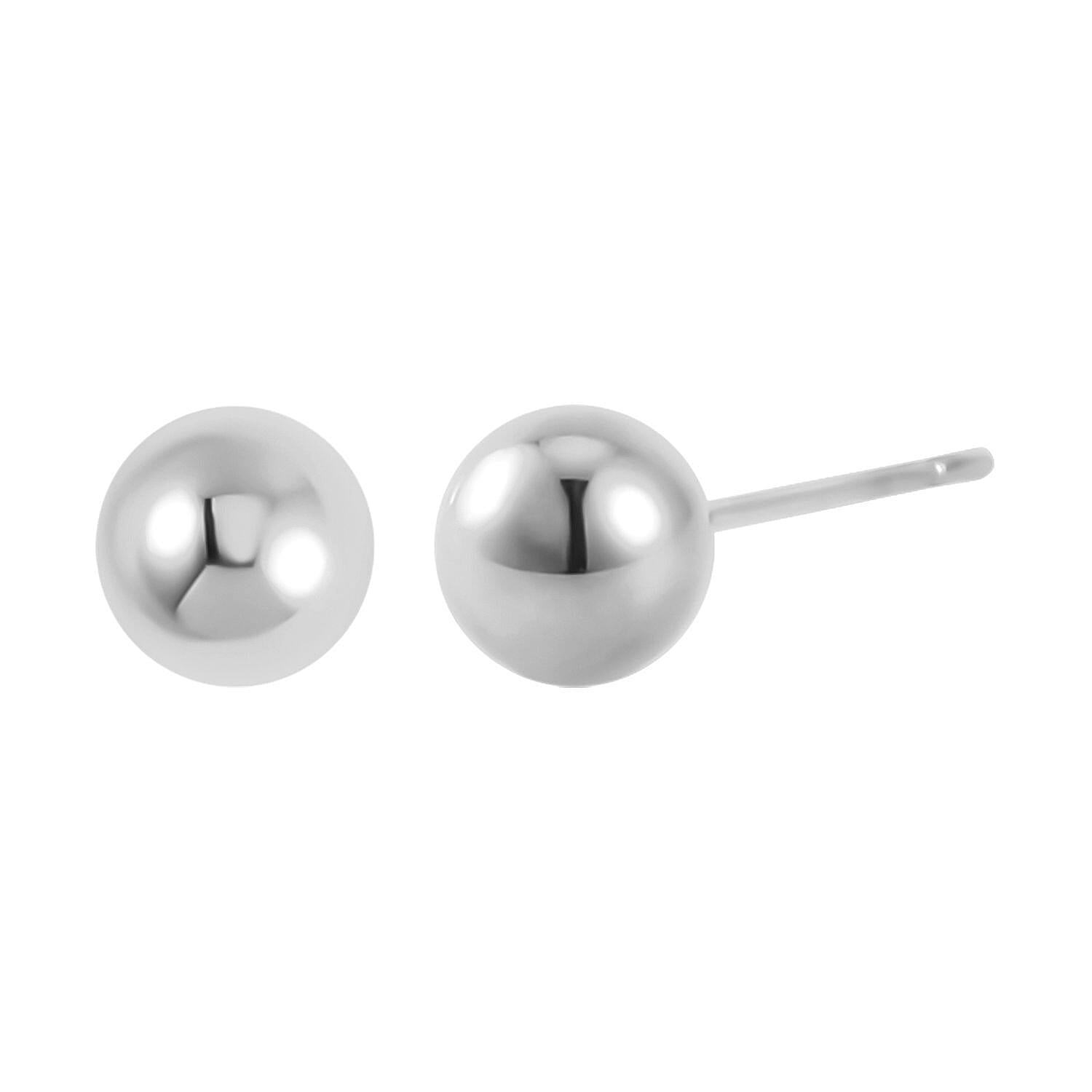 Evertrue Set of 4 pairs Simulated Diamond, Austrian Crystal Hoops and Stud Earrings in Stainless Steel