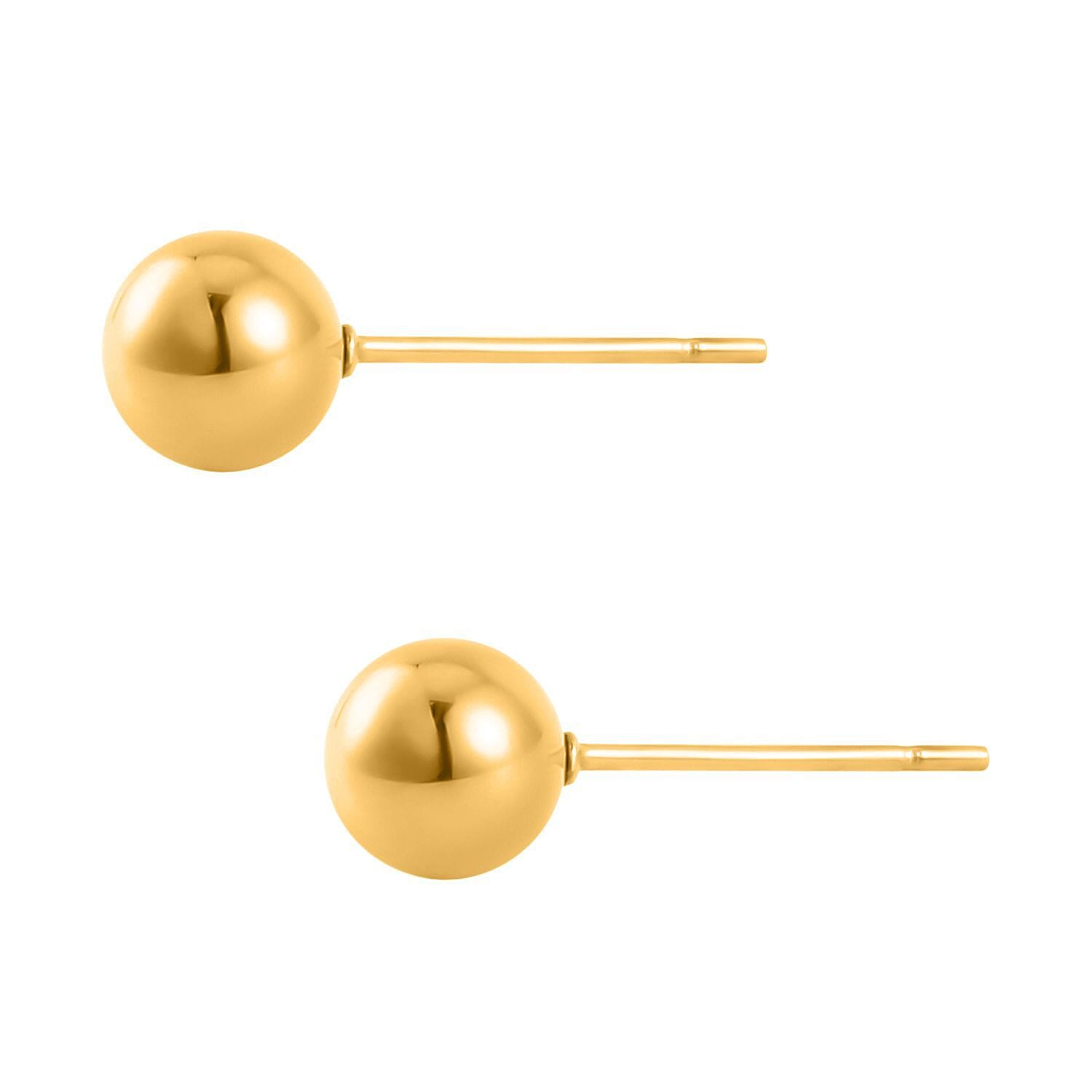 Set of 4 pairs Simulated Diamod, Austrian Crystal Hoops and Stud Earrings in Stainless Steel