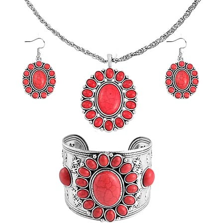 Red Howlite - Product card gallery slide 1 (10176370311481)