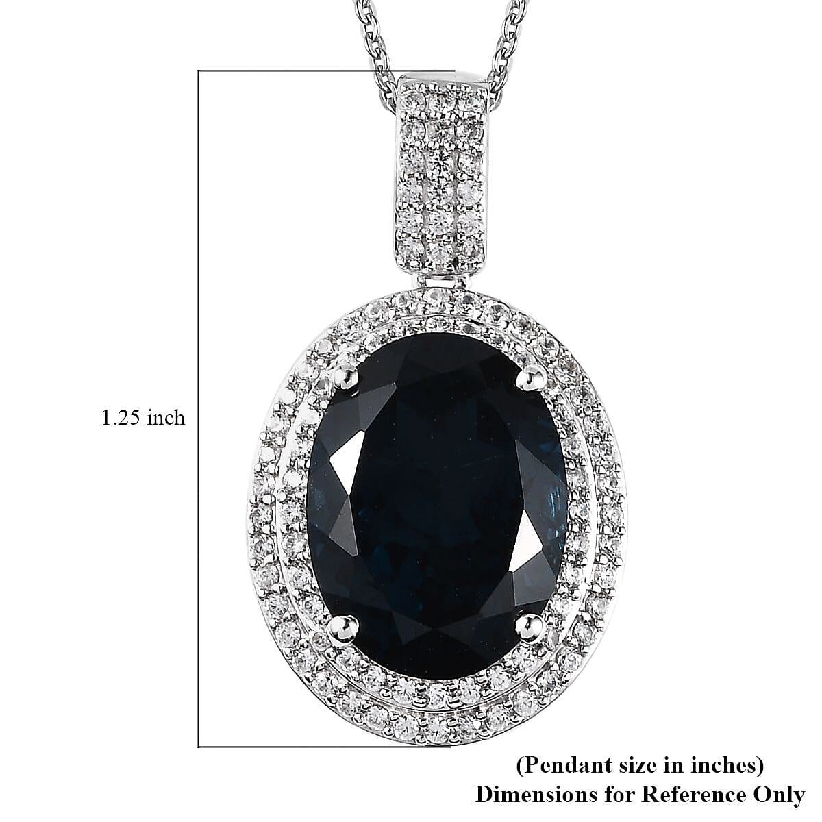 V3 Jewelry 925 Sterling Silver 1.16 Carat Natural London Blue Topaz and White Zircon Five Stone Ring main image 1