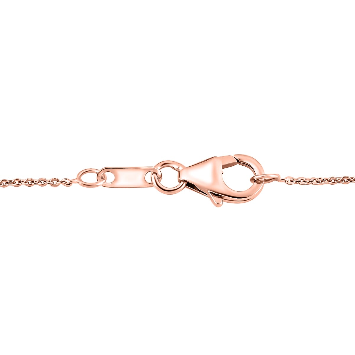 Moissanite Pendant Necklace 20 Inches in Vermeil Rose Gold Over Sterling Silver 2.70 ctw image number 5