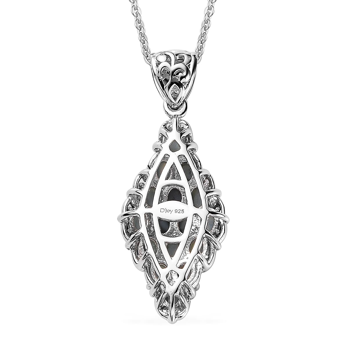 Premium Alexandrite Cat's Eye Pendant Necklace (20 Inches) in Vermeil YG and Platinum Over Sterling Silver 3.75 ctw image number 5