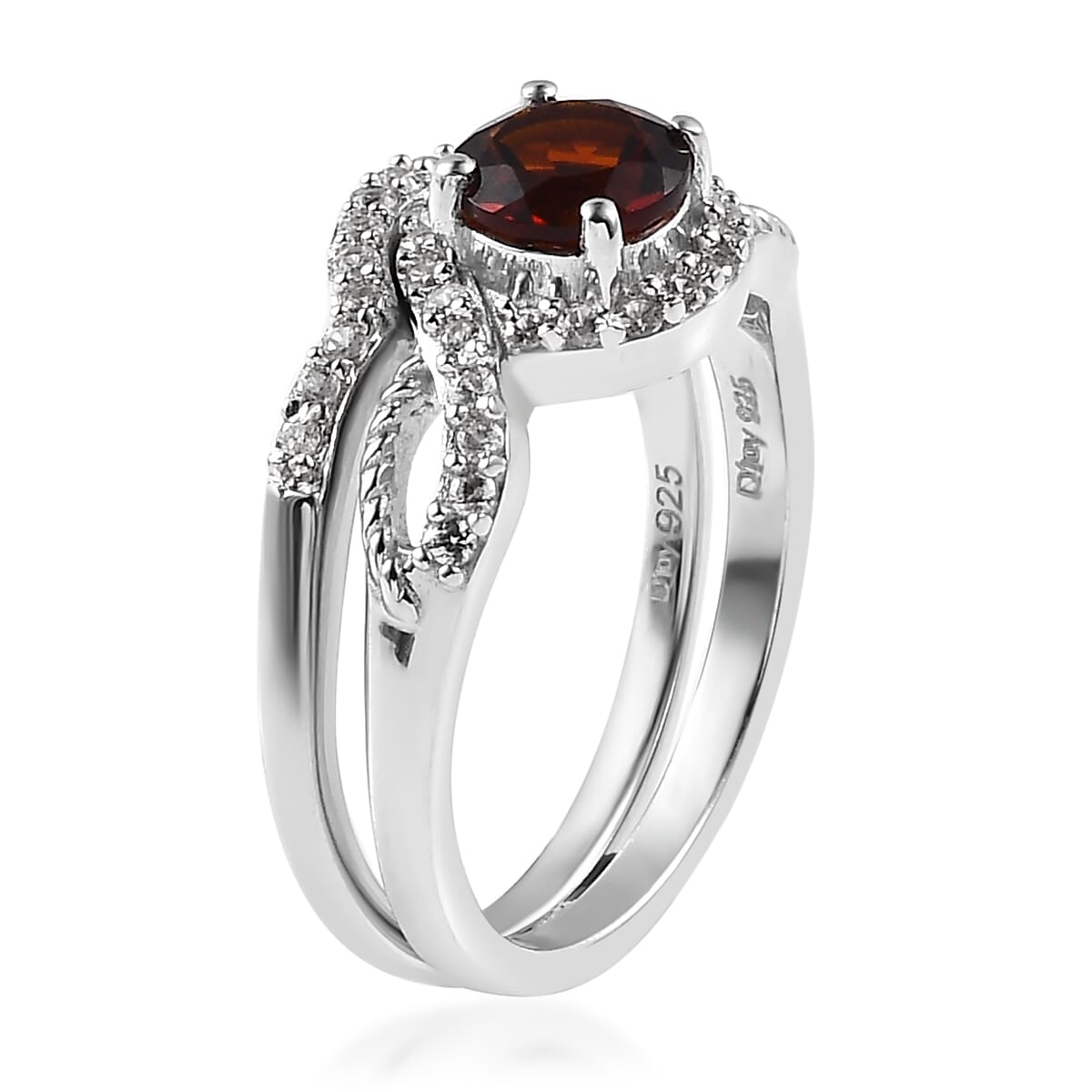 桜紅蘭　0601 Buy Premium Brazilian Cherry Citrine and White Zircon Set of