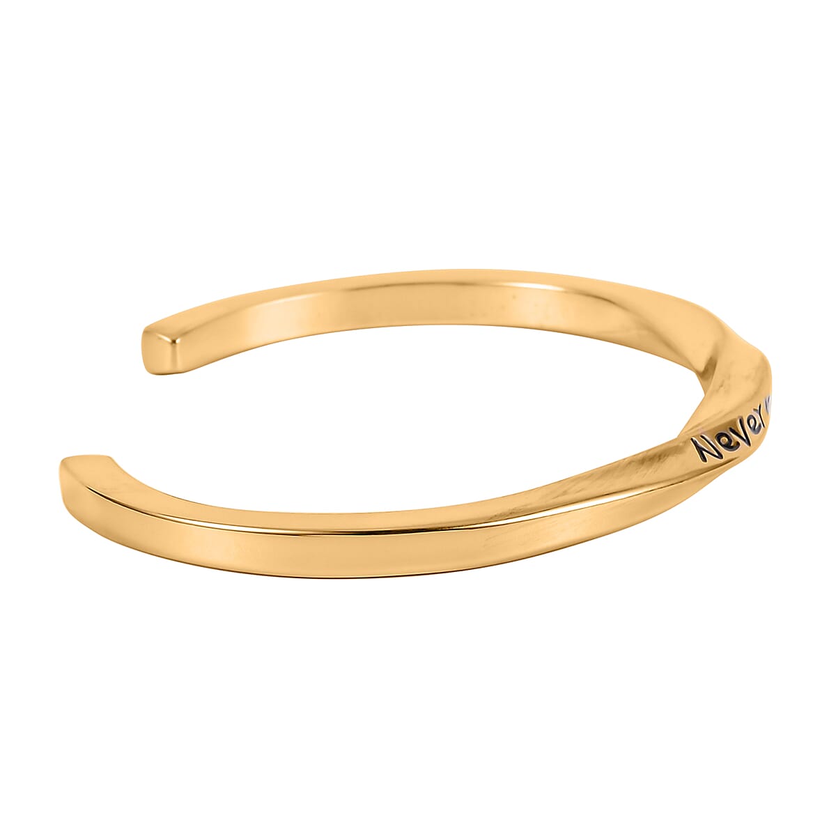 Unakite, Champagne Glass Set of 2 Stretch Bracelet and Cuff Bracelet (7.00In) in Goldtone 60.00 ctw image number 3