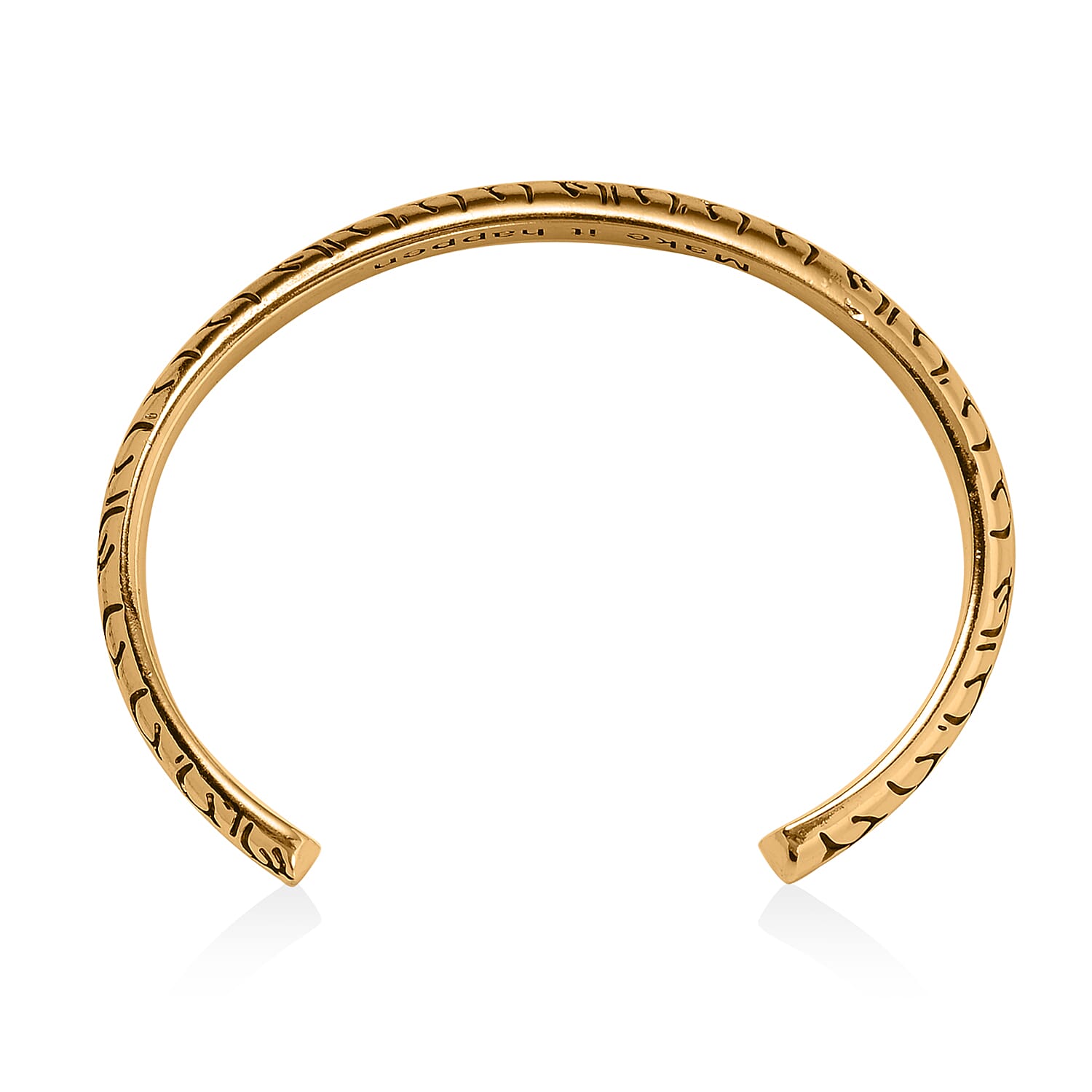 Yellow Tiger's Eye, Champagne Glass Set of 2 Stretch Bracelet and Cuff Bracelet (7.00In) in Goldtone 60.00 ctw