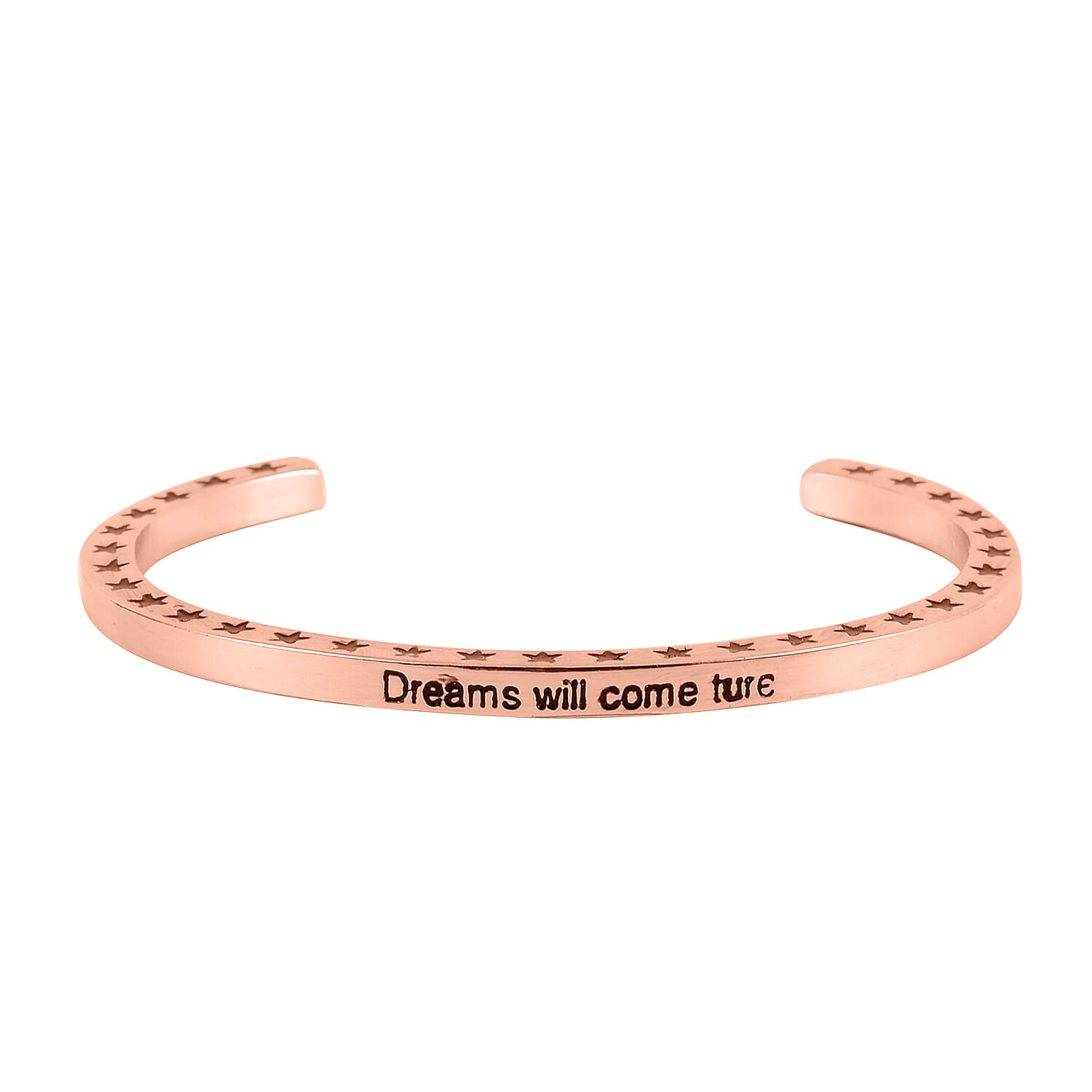Galilea Rose Quartz, Pink Glass Set of 2 Stretch Bracelet and Cuff Bracelet (7.00In) in Rosetone 60.00 ctw