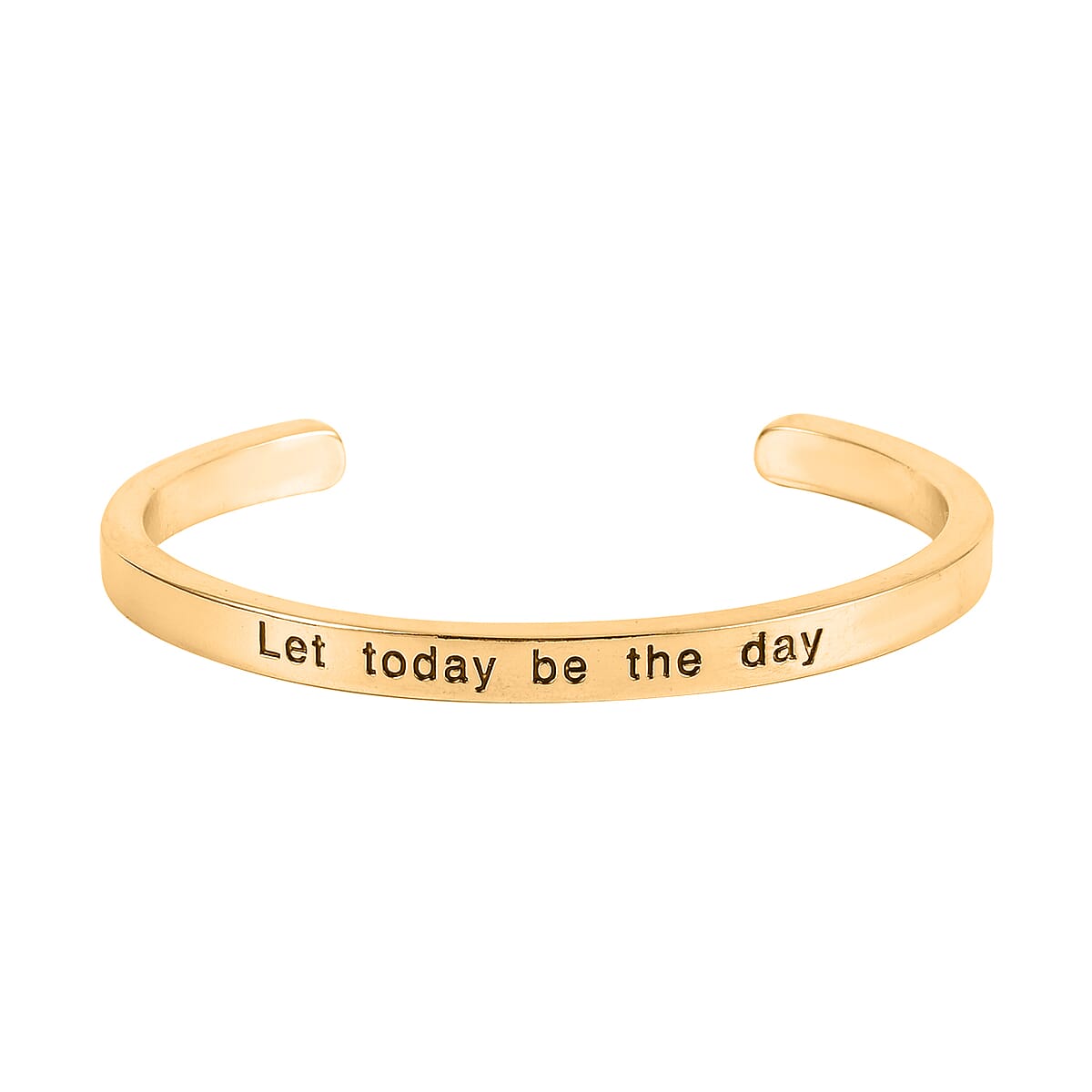 Gold Sandstone, Champagne Glass Set of 2 Stretch Bracelet and Cuff Bracelet (7.00In) in Goldtone 60.00 ctw image number 2
