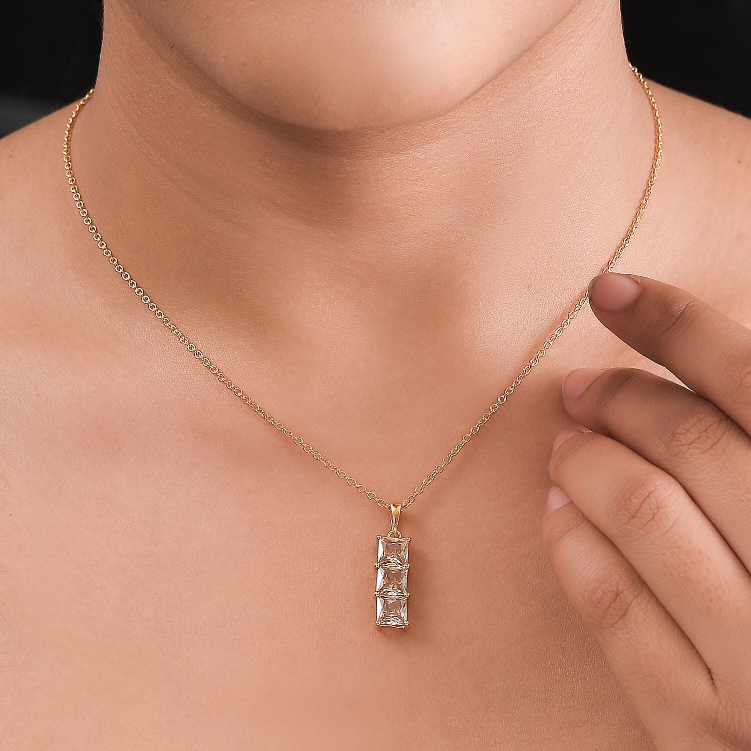 Simulated Champagne Diamond