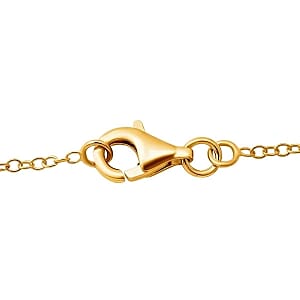 Black Star Sapphire 4.35 ctw Pendant in Vermeil Yellow Gold Over Sterling Silver
