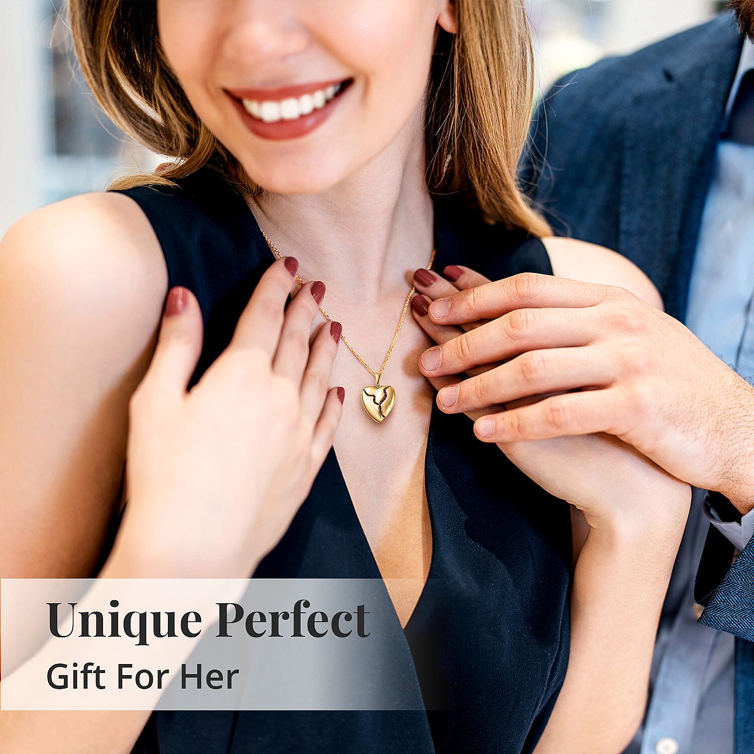 Ruby Heart Pendant Necklace (20 Inches) in Vermeil YG Over Sterling Silver 0.40 ctw