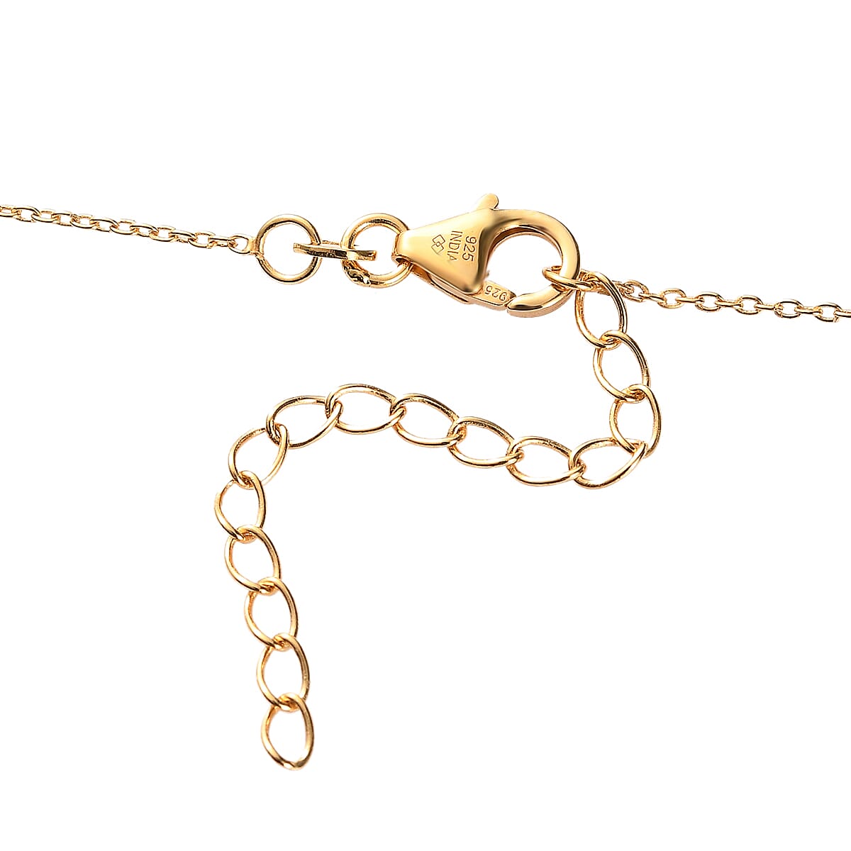 Sleeping Beauty Turquoise and White Zircon Evil Eye Protector Celestial Medallion Pendant Necklace 20 Inches in Vermeil Yellow Gold Over Sterling Silver 0.70 ctw