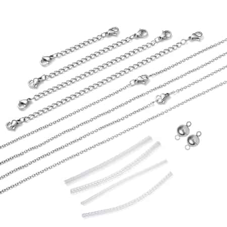  Sterling Silver 5mm Necklace Extender Chain 2, 3, 4, 5, 6  (2): Clothing, Shoes & Jewelry