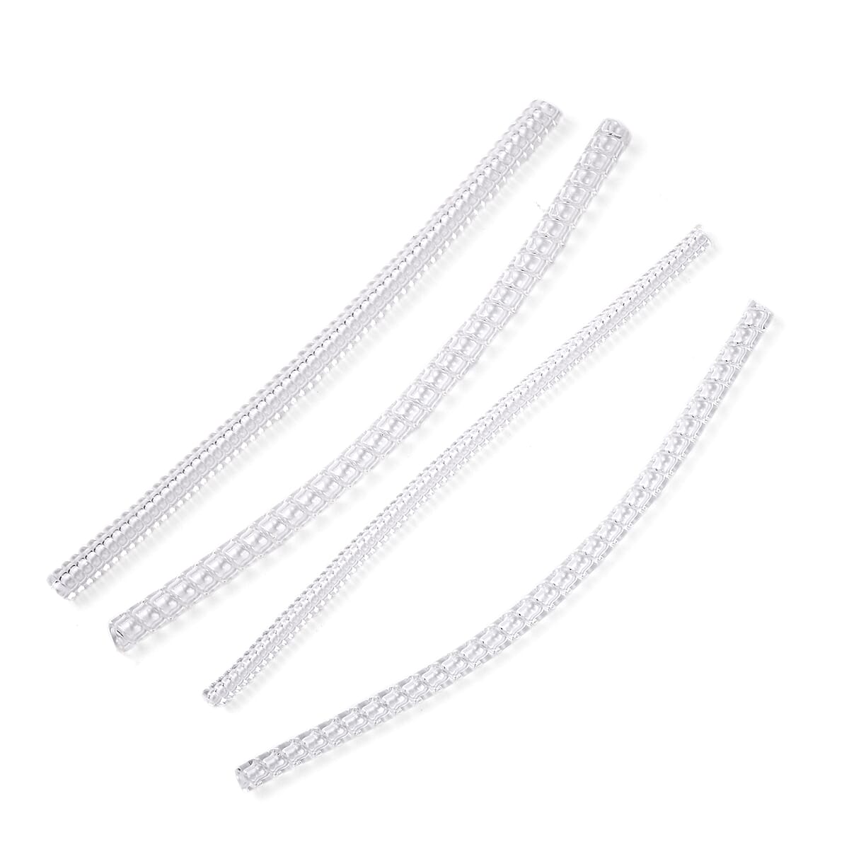 Set of 2pc 8mm Magnetic Lock, 4pcs Extender Chain with Lobster Lock (2, 3, 4, 5 In), 4pcs Ring Adjusting Spring Wire and 2pc Chain (20 Inches) in ION Plated RG Stainless Steel image number 3