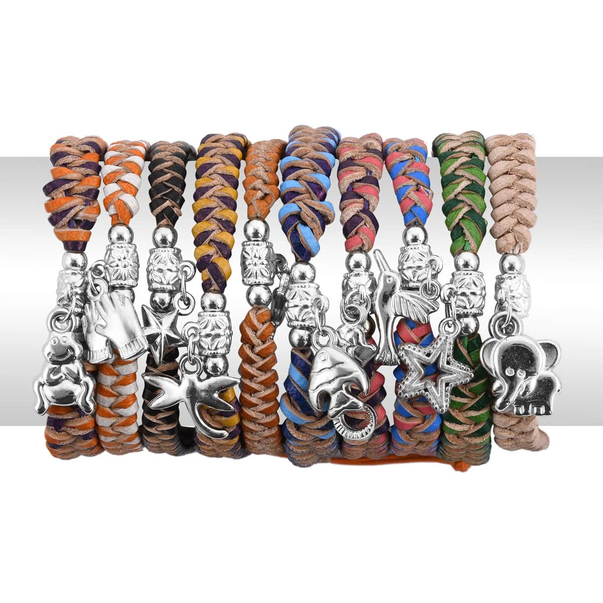 Leather bracelet adjustable - colors – Shop with a Mission