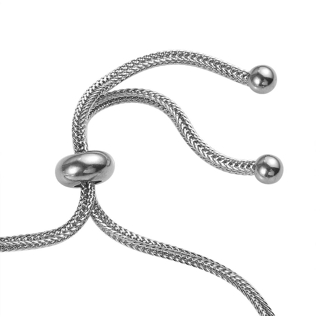 Multi Gemstone Bolo Bracelet and Solitaire Stud Earrings in Stainless Steel 4.20 ctw image number 4