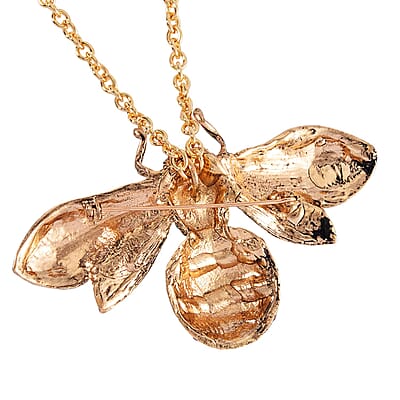 Green Glass and Multi Color Austrian Crystal Bee Brooch Or Pendant with Necklace 24-26 Inches in Goldtone
