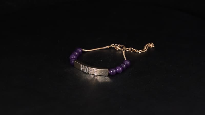 Doorbuster Amethyst, Galilea Rose Quartz and Austrian Crystal Set of 2 Bracelet (7.5-9.5In) in Goldtone 100.00 ctw