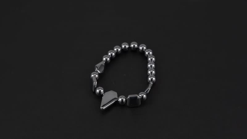 Terahertz Beaded Stretch Bracelet and Necklace 18-20 Inches in Rhodium Over Sterling Silver 310.65 ctw