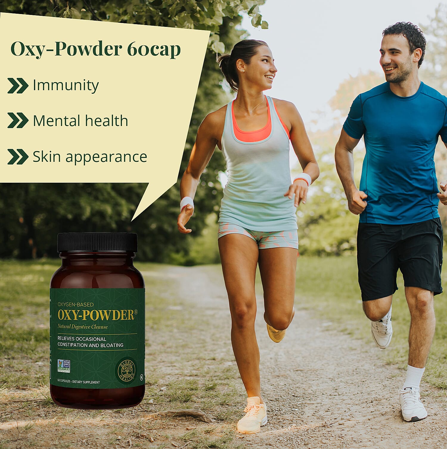 Global Healing The Root Cause of Disease Online Course, Oxy-Powder 60cap & OMEGA 2oz