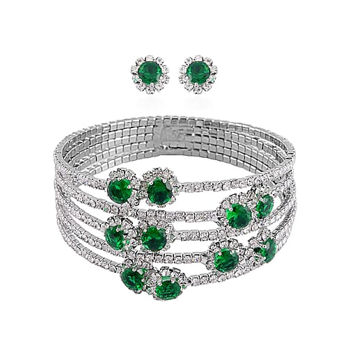 Green Austrian Crystal - Product card gallery slide 1 (9431905894655)