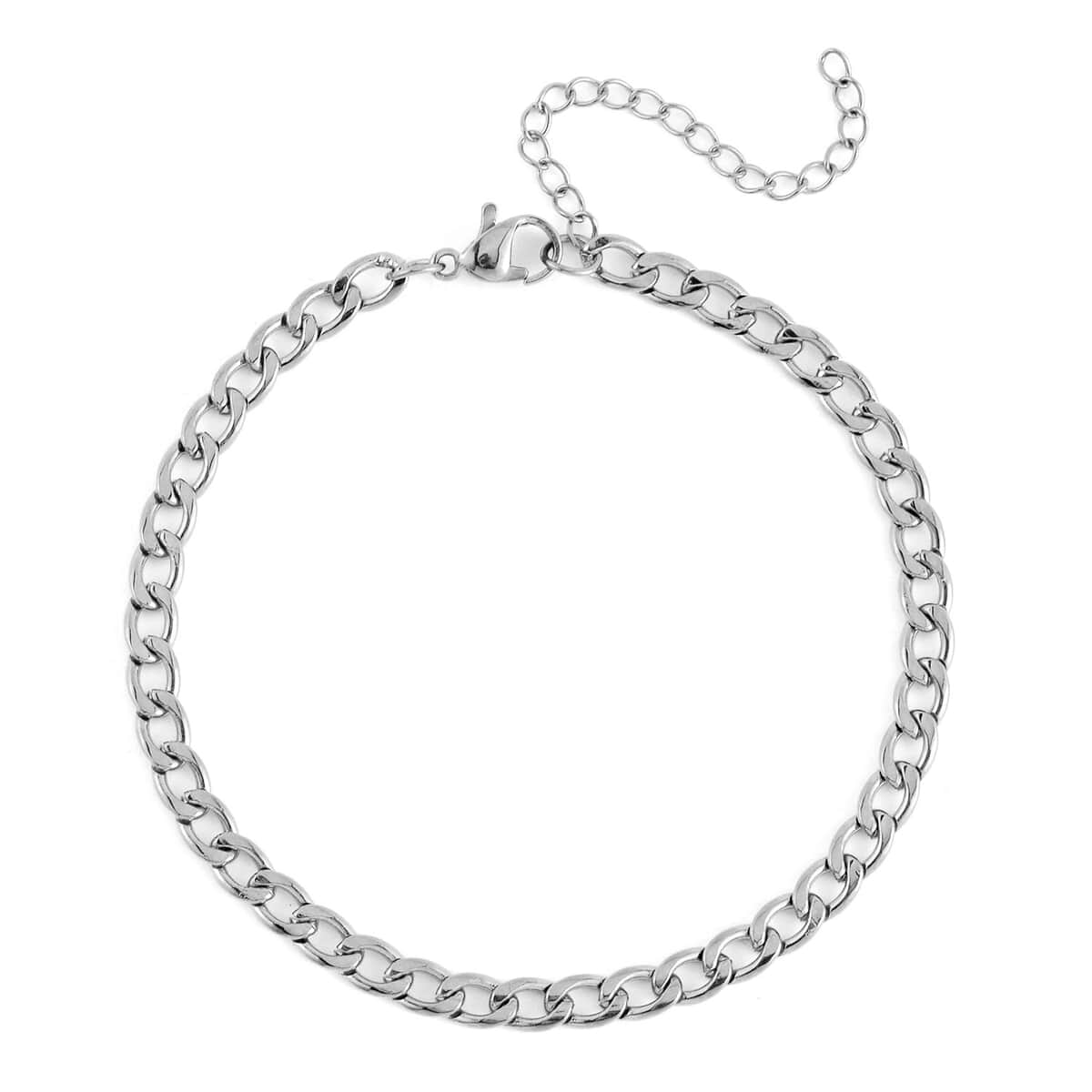 Set of 3 Curb Chain Bracelet in Stainless Steel (7.50-9.50In) image number 3