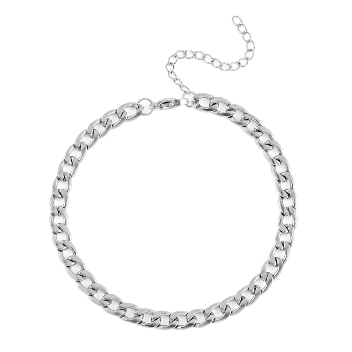 Set of 3 Curb Chain Bracelet in Stainless Steel (7.50-9.50In) image number 5