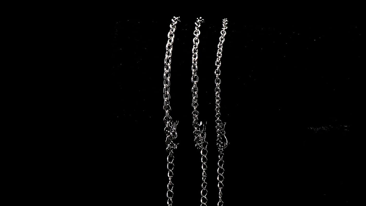 Ever True Set of 3 Rolo Chain Bracelet in Stainless Steel (7.50-9.50In)