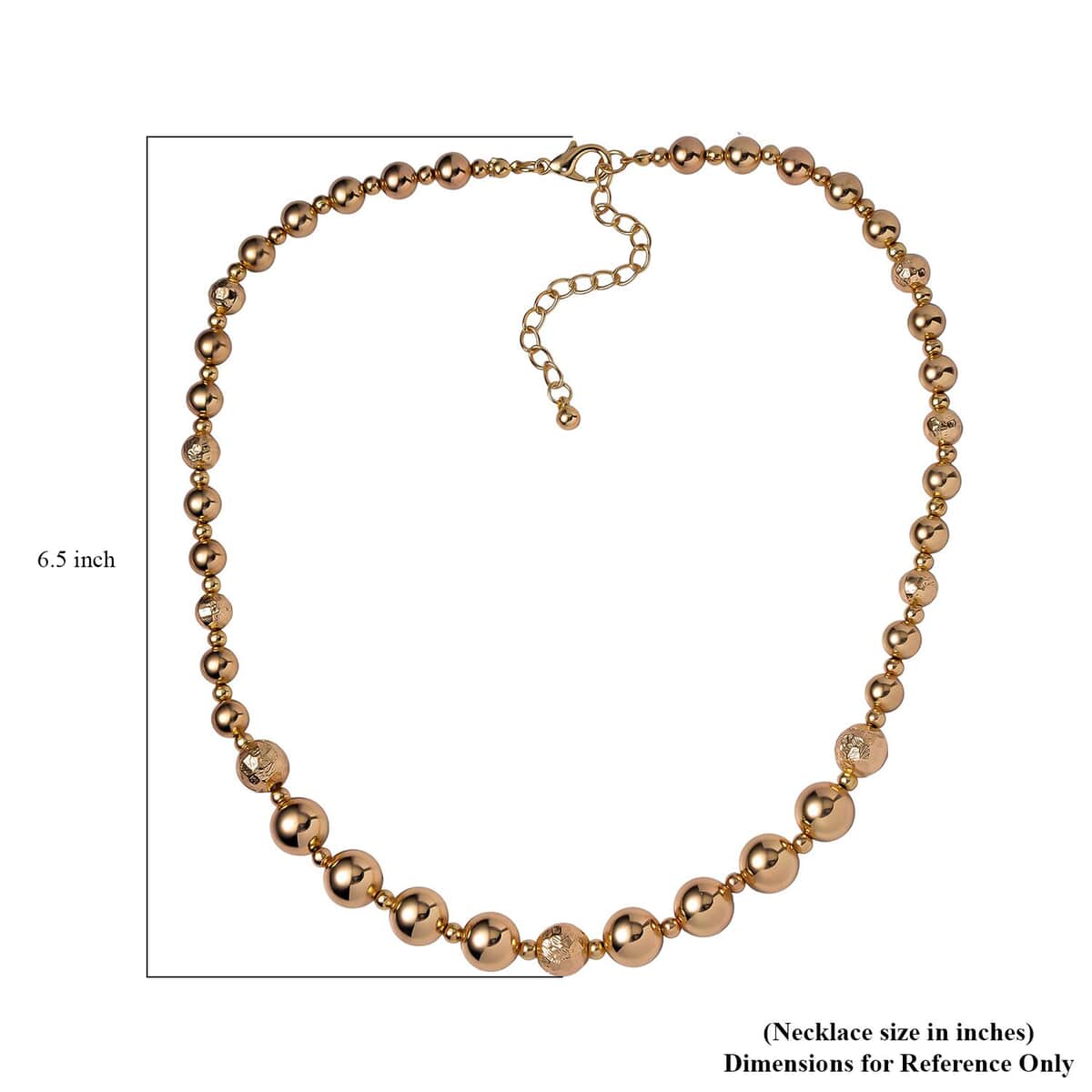 Resin Necklace 20-22 Inches and Bracelet 7.5-9.00In in Goldtone image number 4