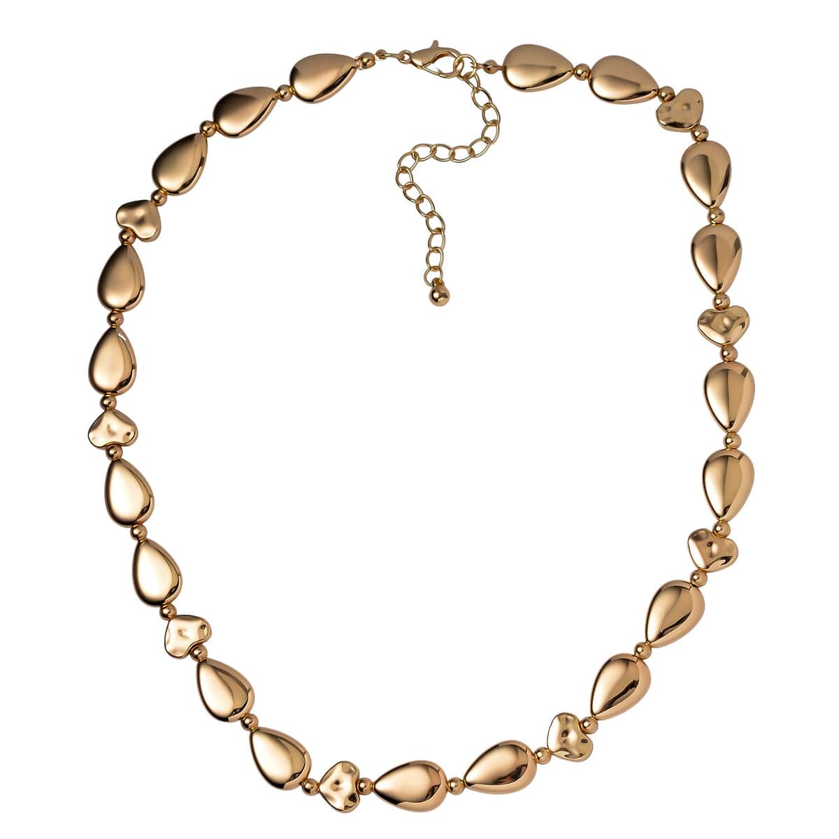 Resin Necklace 20-22 Inches and Bracelet 7.5-9.00In in Goldtone image number 2