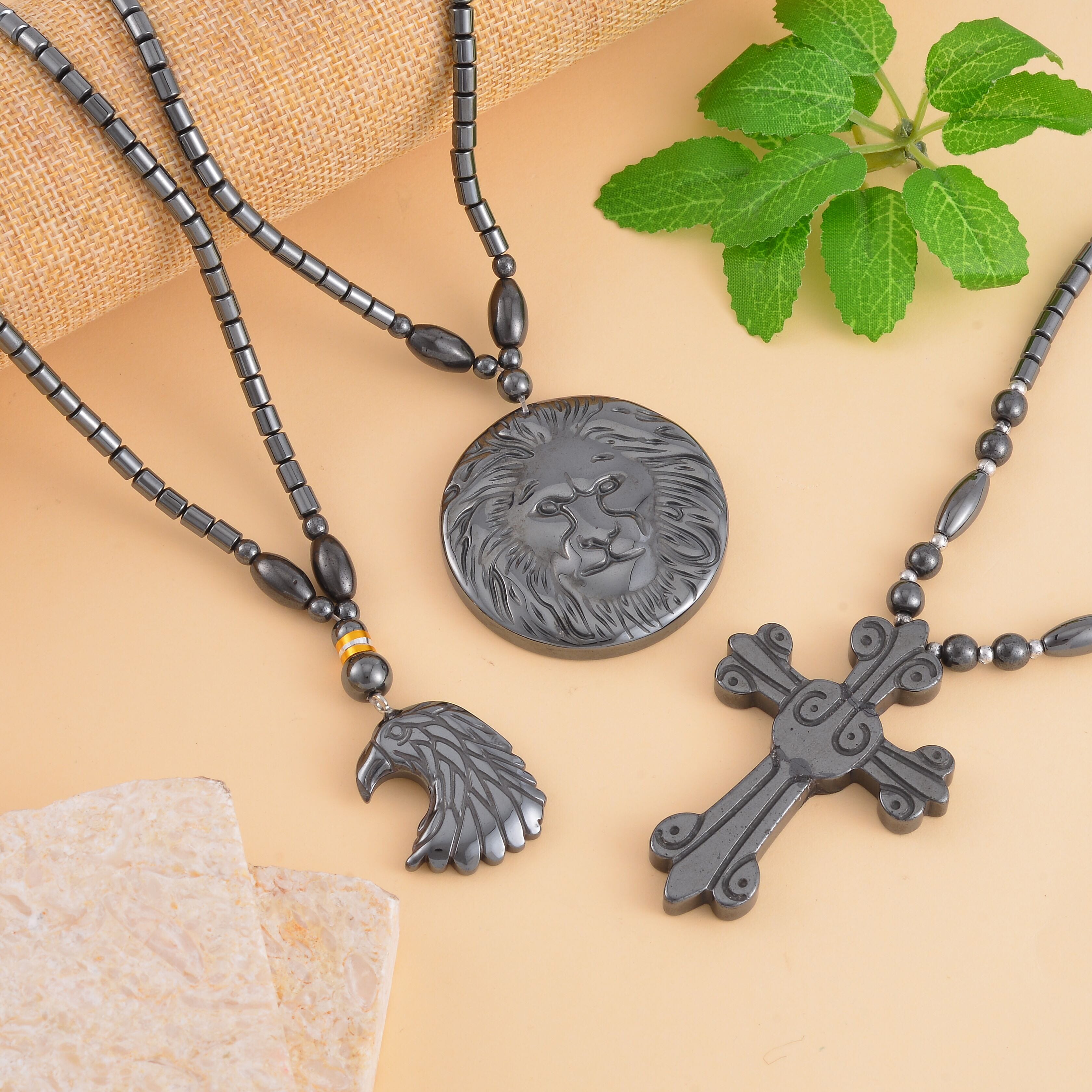 ペンダントトップ　3点セット★☆ 一点のみ】Hizm/SK accessory/札形ペンダントトップM 燦然彼岸花
