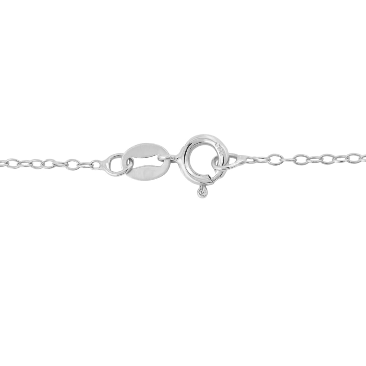 Sterling Silver Cross Pendant Necklace (18 Inches) (2.80 g) image number 4