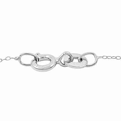 Sterling Silver Cross Pendant Necklace 18 Inches 2.90 Grams