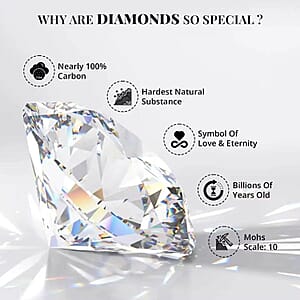 Diamond 0.50 ctw Set of 3 Ring in Vermeil Yellow Gold and Platinum Over Sterling Silver (Size 7.0)