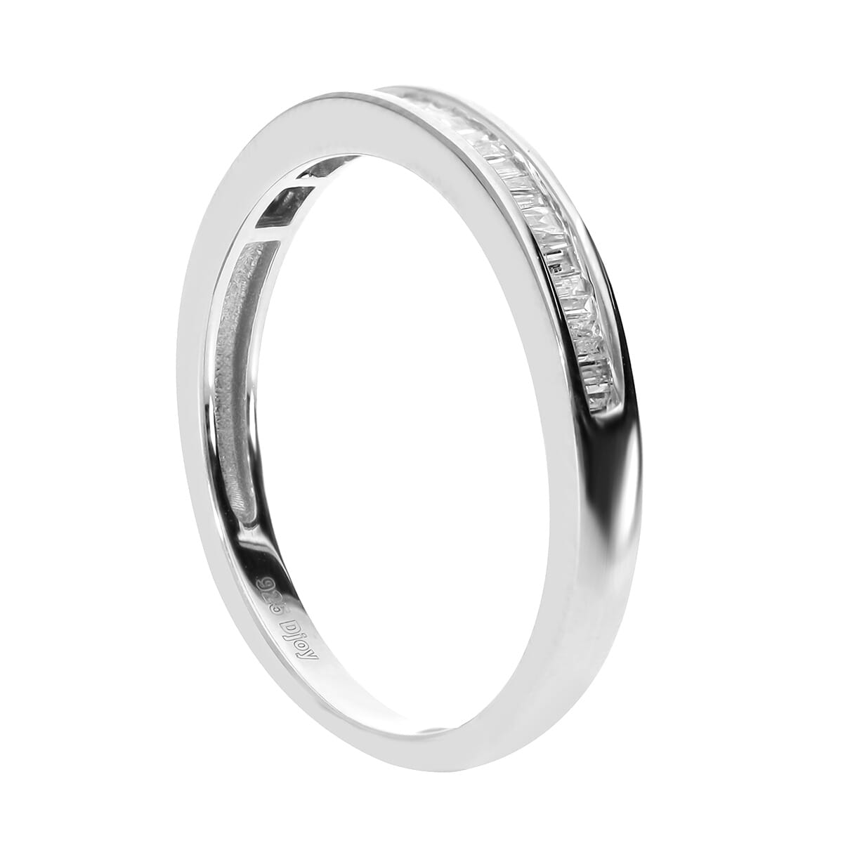 Diamond Set of 3 Ring in Vermeil Yellow Gold and Platinum Over Sterling Silver (Size 9.0) 0.50 ctw image number 2