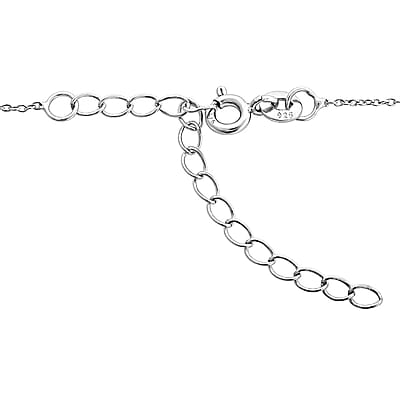 D'Joy Multi Diamond 0.50 ctw Cross Pendant Necklace 18-20 Inches in Platinum Over Sterling Silver