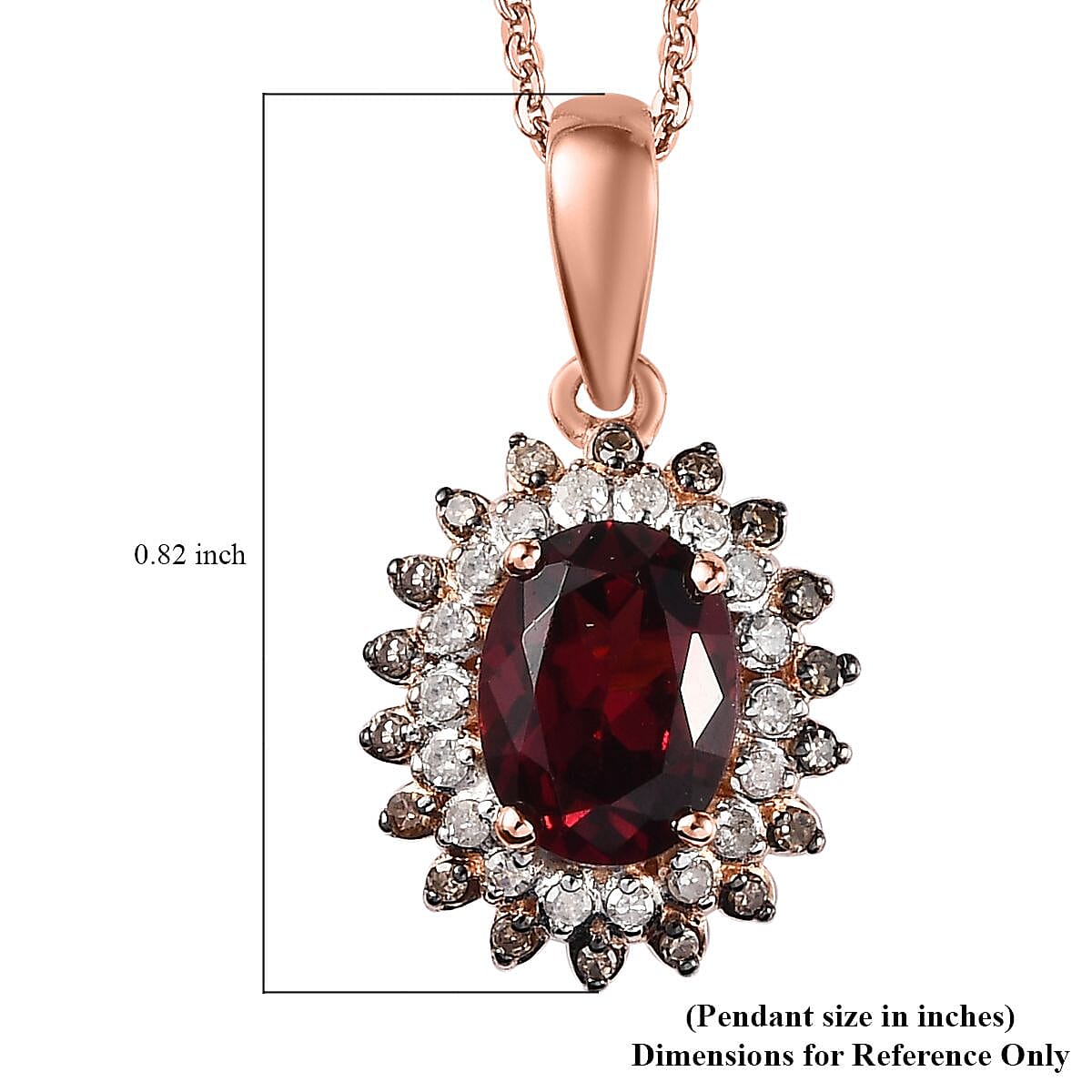 ネックレス・ペンダント Champagne garnet ... 14kgf Buy Tanzanian Wine Garnet, Natural Champagne and White Diamond