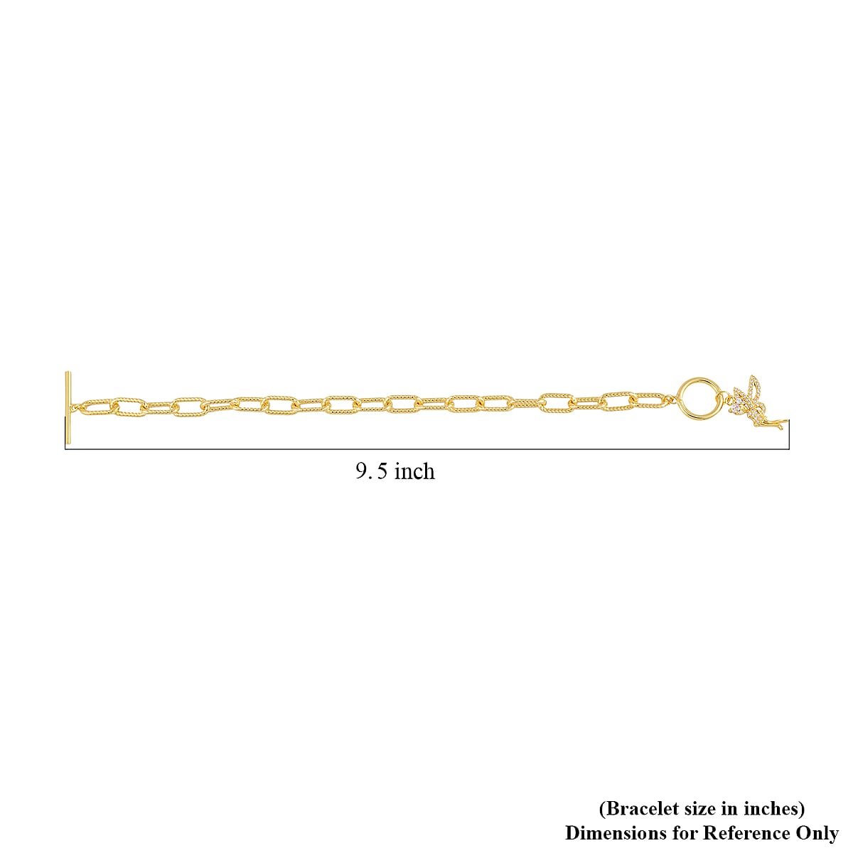 Simulated Diamond, Austrian Crystal Bracelet (7.50In) and Earrings in Goldtone 0.30 ctw image number 4