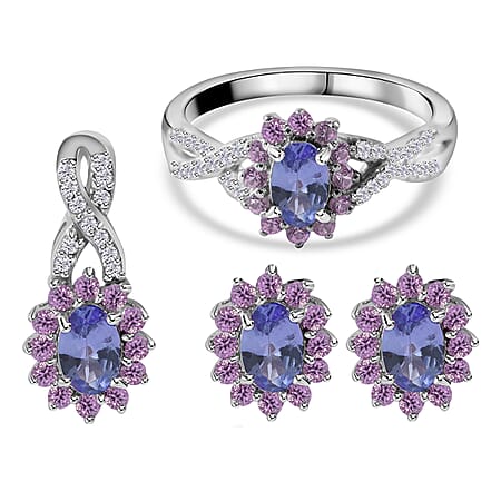 Oval Tanzanite & Pink Sapphire / 5 - Product card gallery slide 1 (10176579993913)