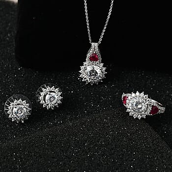 Moissanite & Niassa Ruby / 5 - Product card gallery slide 2 (10176580223289)