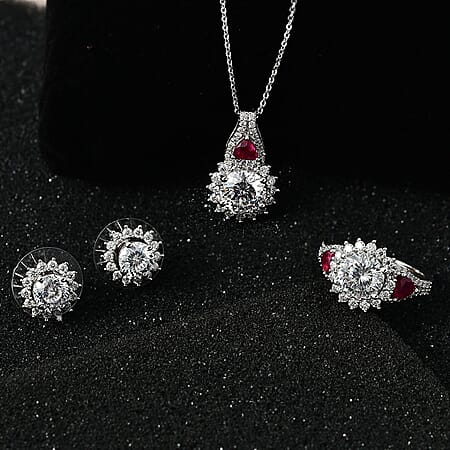 Moissanite & Niassa Ruby / 5 - Product card gallery slide 2 (10176580223289)