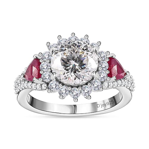 Moissanite & Niassa Ruby / 5 - Product card gallery slide 4 (10176580223289)