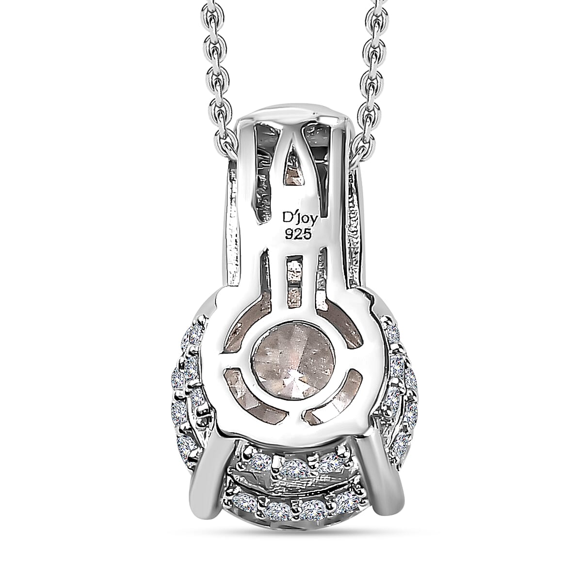 Moissanite 3.00 ctw Pendant Necklace in Platinum Over Sterling Silver 20 Inches image number 4