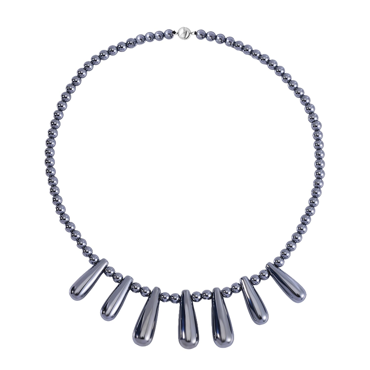 Terahertz 315.50 ctw Beaded Necklace and Earrings in Rhodium Over Sterling Silver 20 Inches