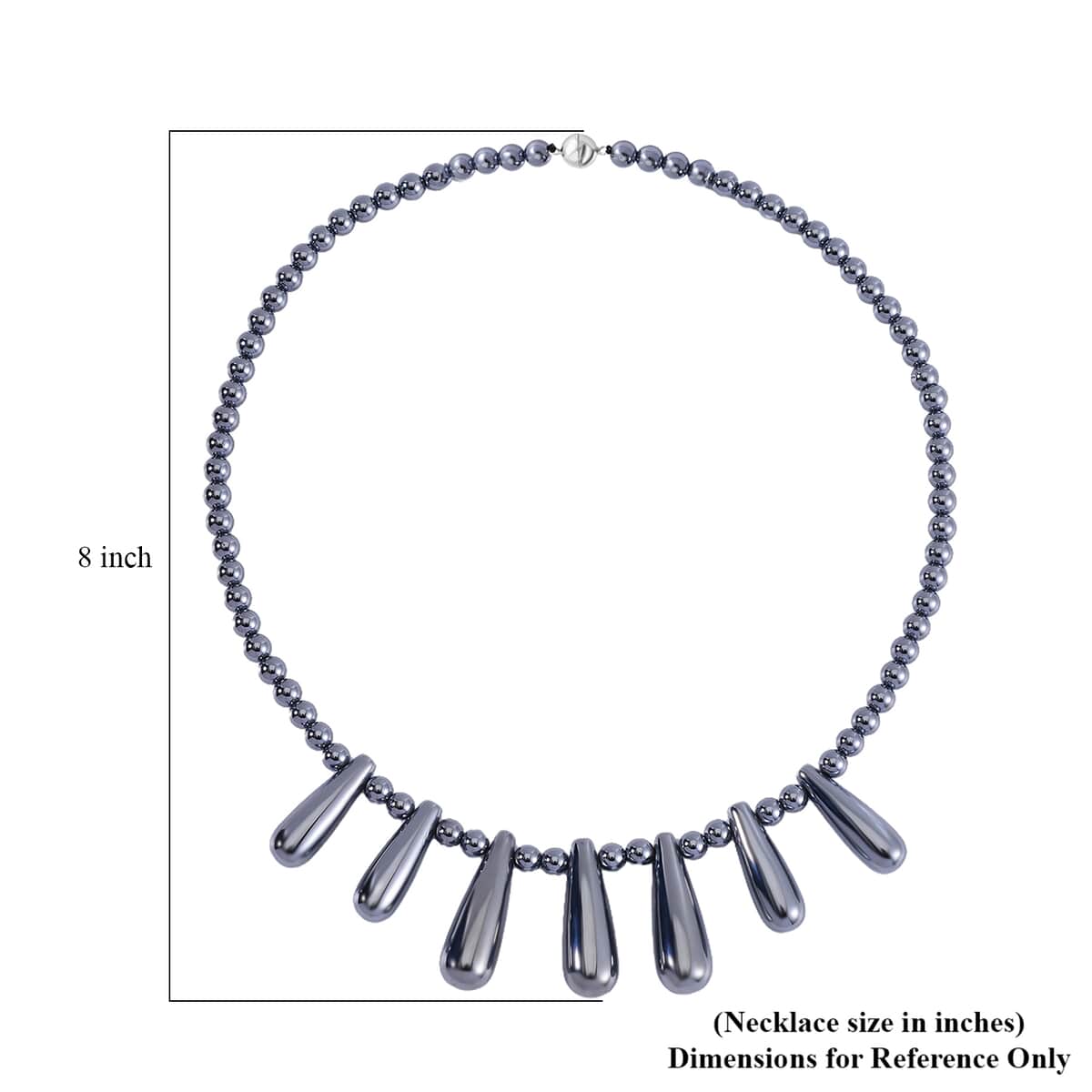 Terahertz 315.50 ctw Beaded Necklace and Earrings in Rhodium Over Sterling Silver 20 Inches image number 4