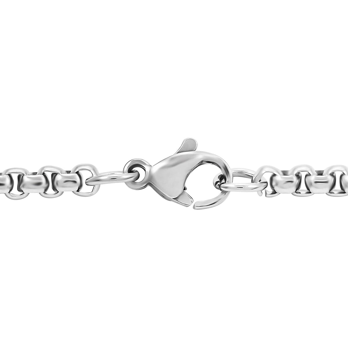 Enameled Bear Pendant in Silvertone with Stainless Steel Necklace 28 Inches image number 3