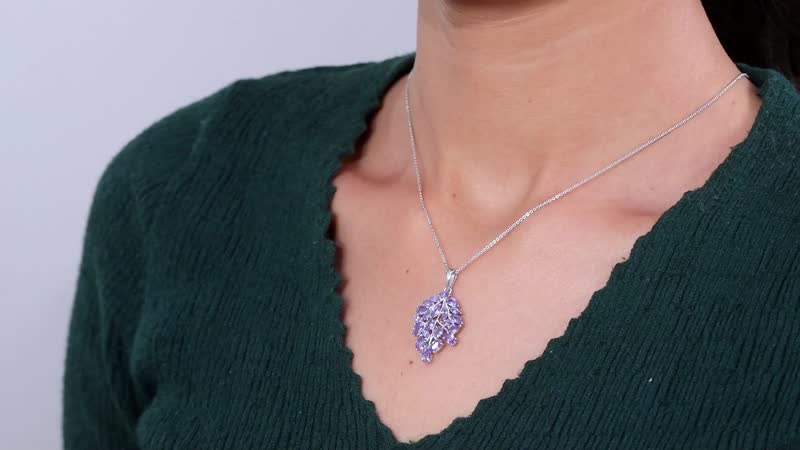 Tanzanite Pendant Necklace