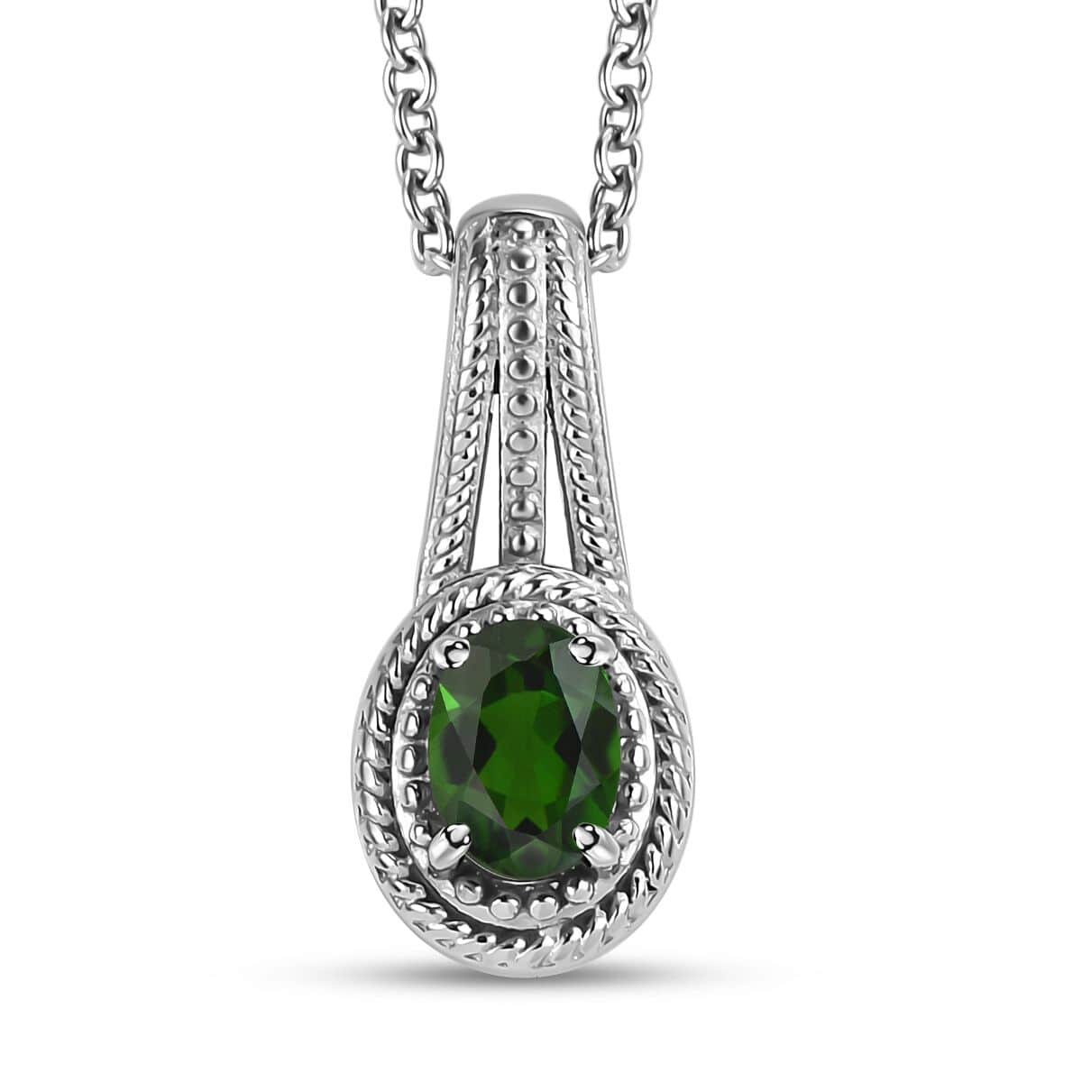 Size 7, store Chrome Diopside ring, pendant/necklace 20