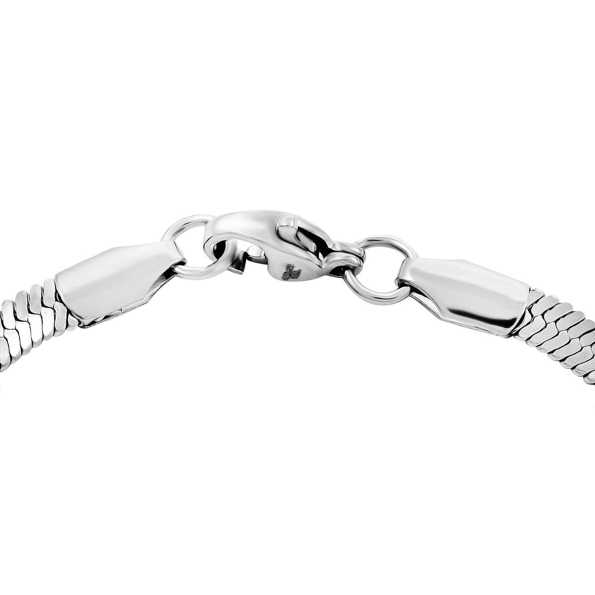 Herringbone Chain Bracelet (7.50In) and Necklace 20 Inches in Stainless Steel  image number 6