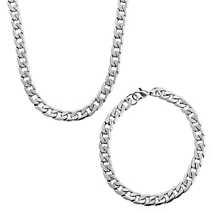 Ankur Treasure Chest Curb Chain Bracelet (7.50In) in Stainless Steel